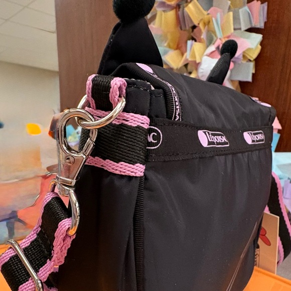 Kuoromi Black and Pink Crossbody Bag - Picture 16 of 16